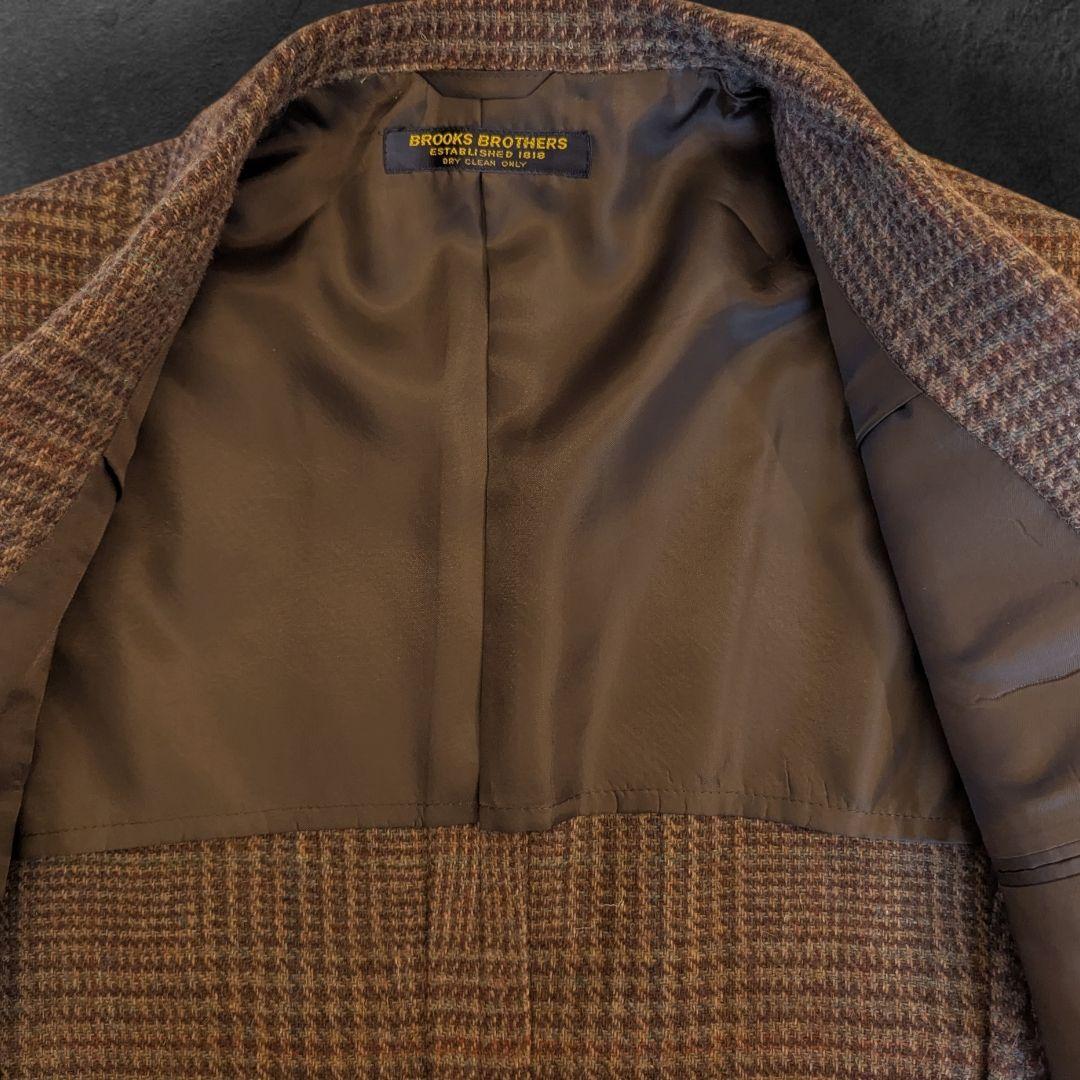 ブルックスブラザーズ テーラードジャケット グレンチェック柄 L