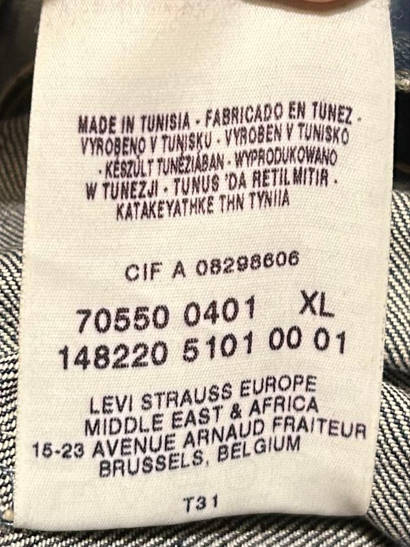 Levi’s 70550 ユーロ リーバイス ヨーロッパ キムタク 70505