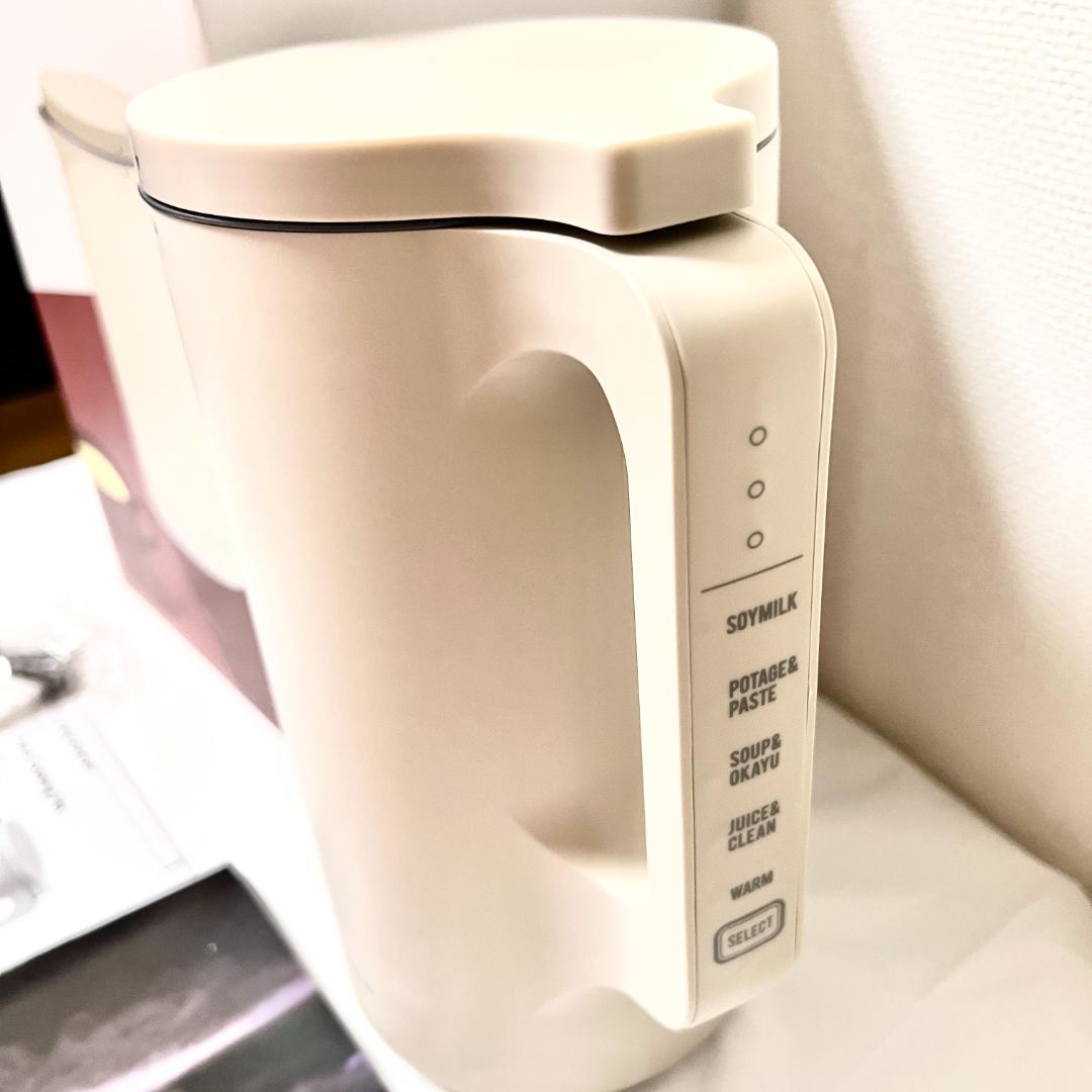 新品未使用 レコルト recolte 自動調理ポットクリームホワイトスープメーカ