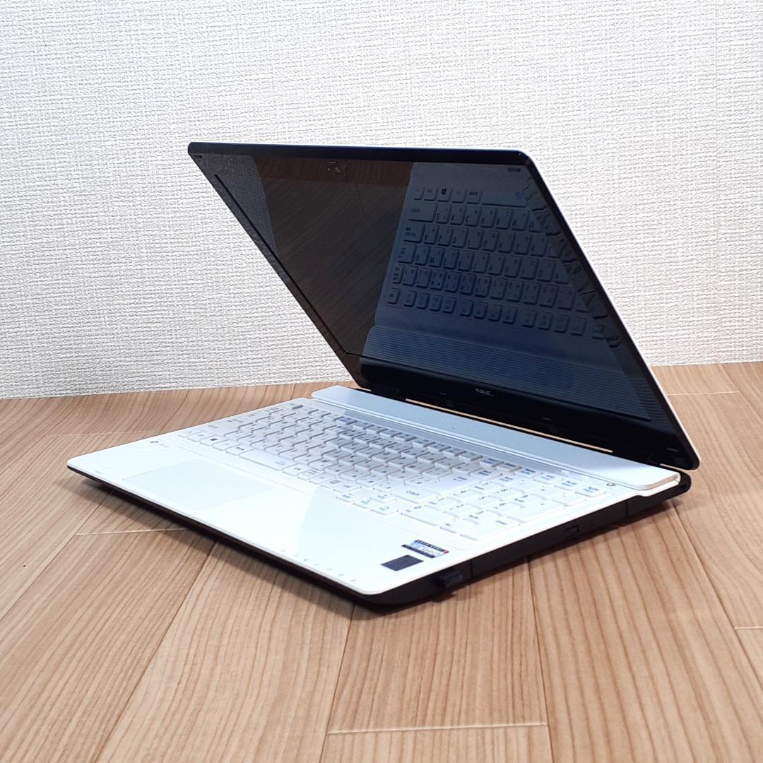 NEC ノートPC ホワイト カメラ搭載　充電100%