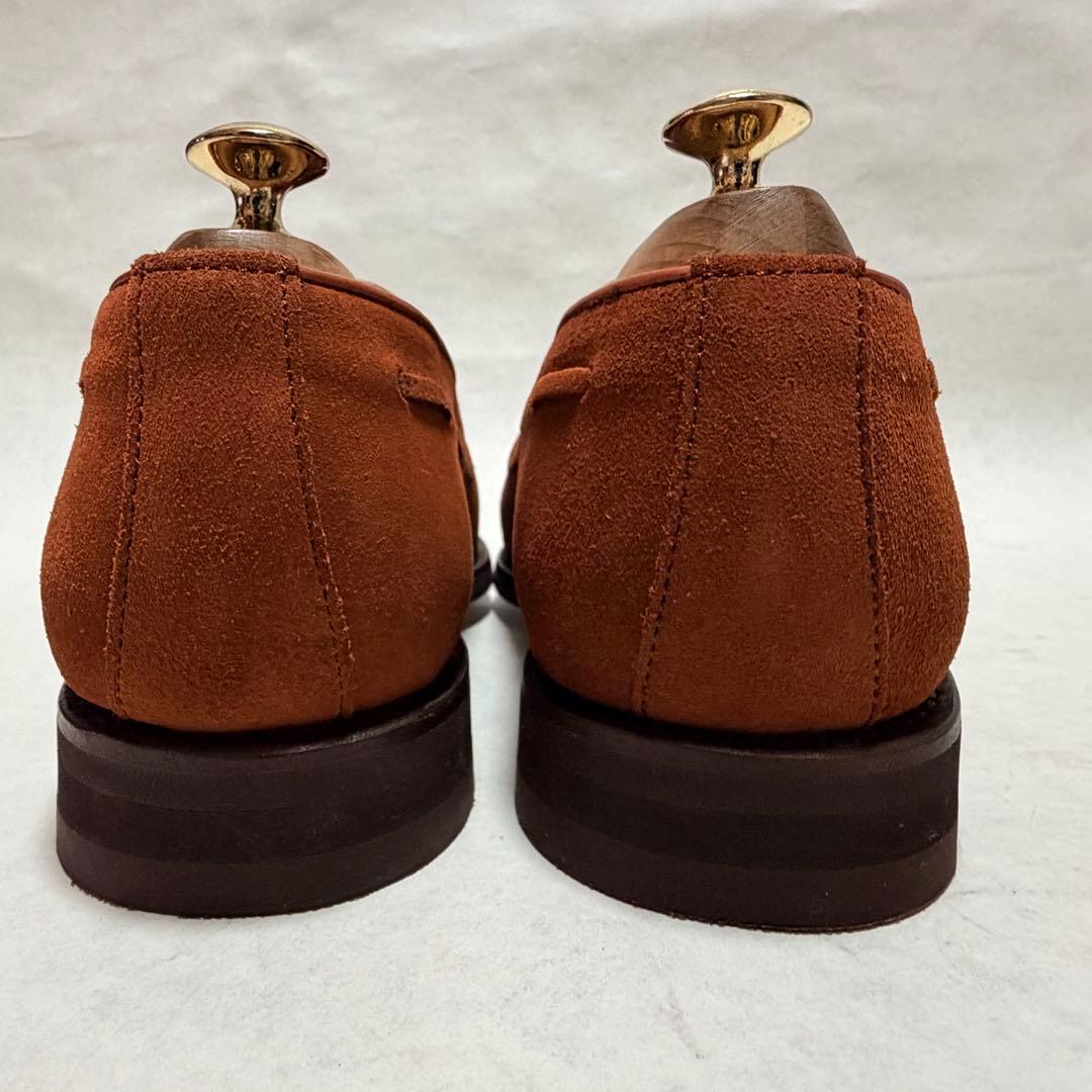 Berwickバーウィック タッセルローファー スウェード 8491 オレンジ