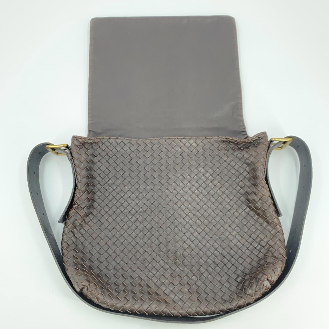 ボッテガヴェネタ イントレチャート ショルダーバッグ メッセンジャー レザー