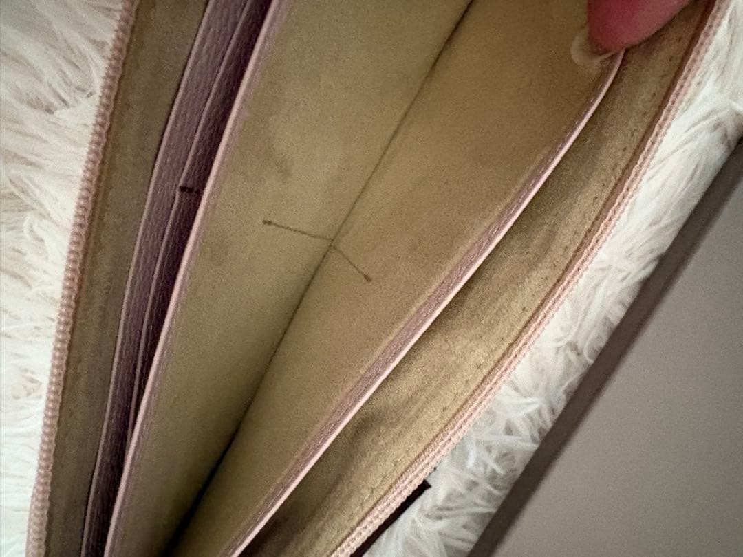 美品♪ATAO 長財布 ピンク パステル　ブロックパーティ　リモ