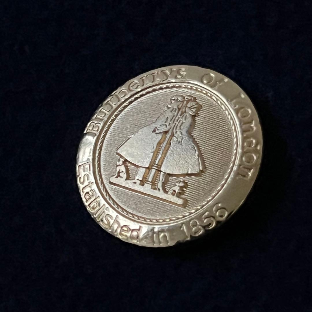 BURBERRY coat 金ボタン ノバチェック柄