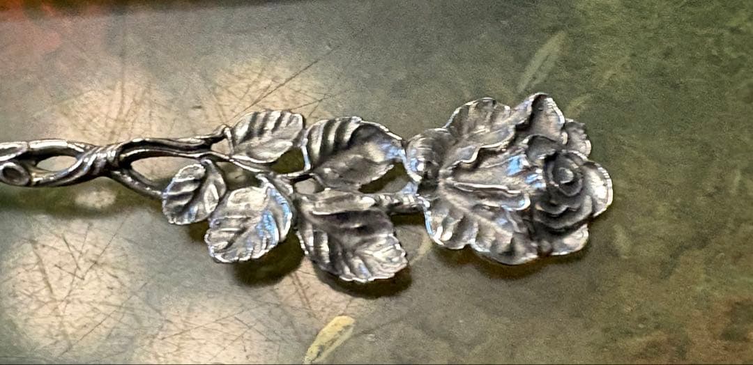 Widmann Antik バラデザイン スプーン