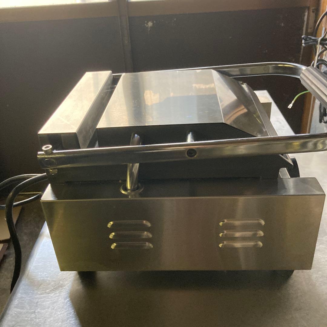 業務用ホットサンド　パニーニメーカー ステンレス製 コンパクト