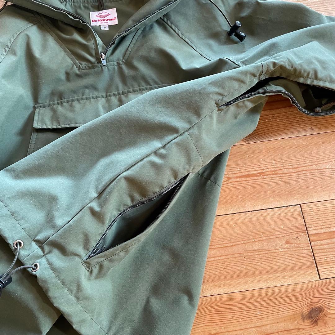 Battenwear アメリカ製 プルオーバー ミリタリージャケット Sサイズ