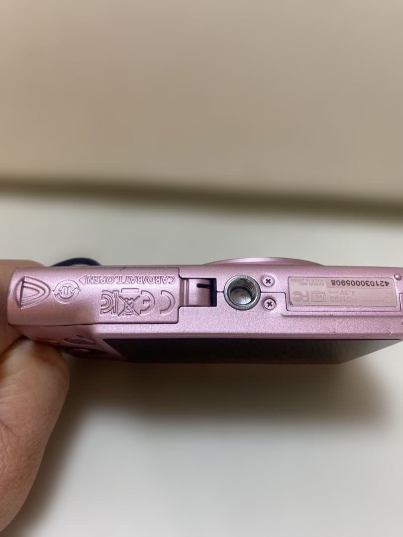 Canon IXY220F デジタルカメラ ピンク 充電器付き