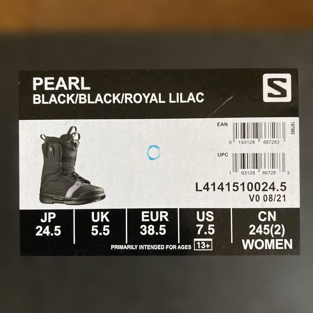Salomon 女性用スノーボードブーツ PEARL 24.5cm