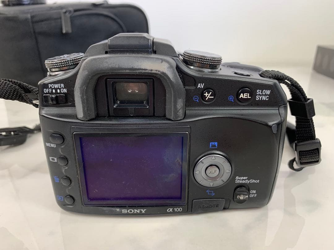 ＋【ジャンク】SONY ソニー α100 デジタル一眼レフカメラ