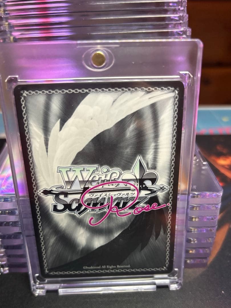 ヴァイスシュヴァルツ　ロゼ　魔法少女にあこがれて　マジアアズール　sp サイン