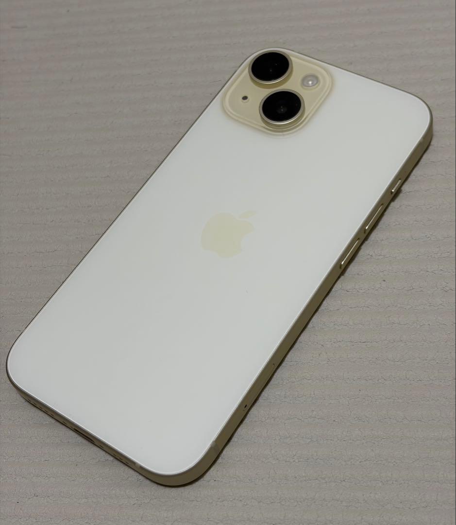 iphone15 イエロー128GB SIMフリー