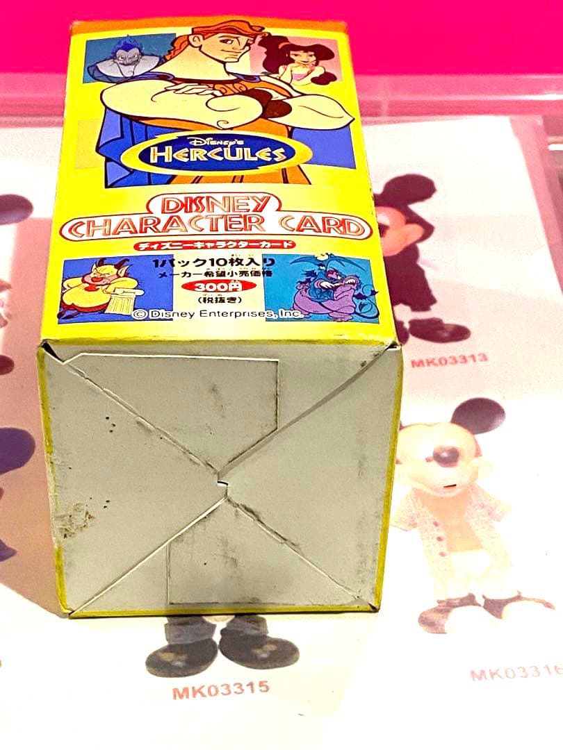 Aランク品★絶版97'ディズニーキャラクターカード1BOX新品未展示物★