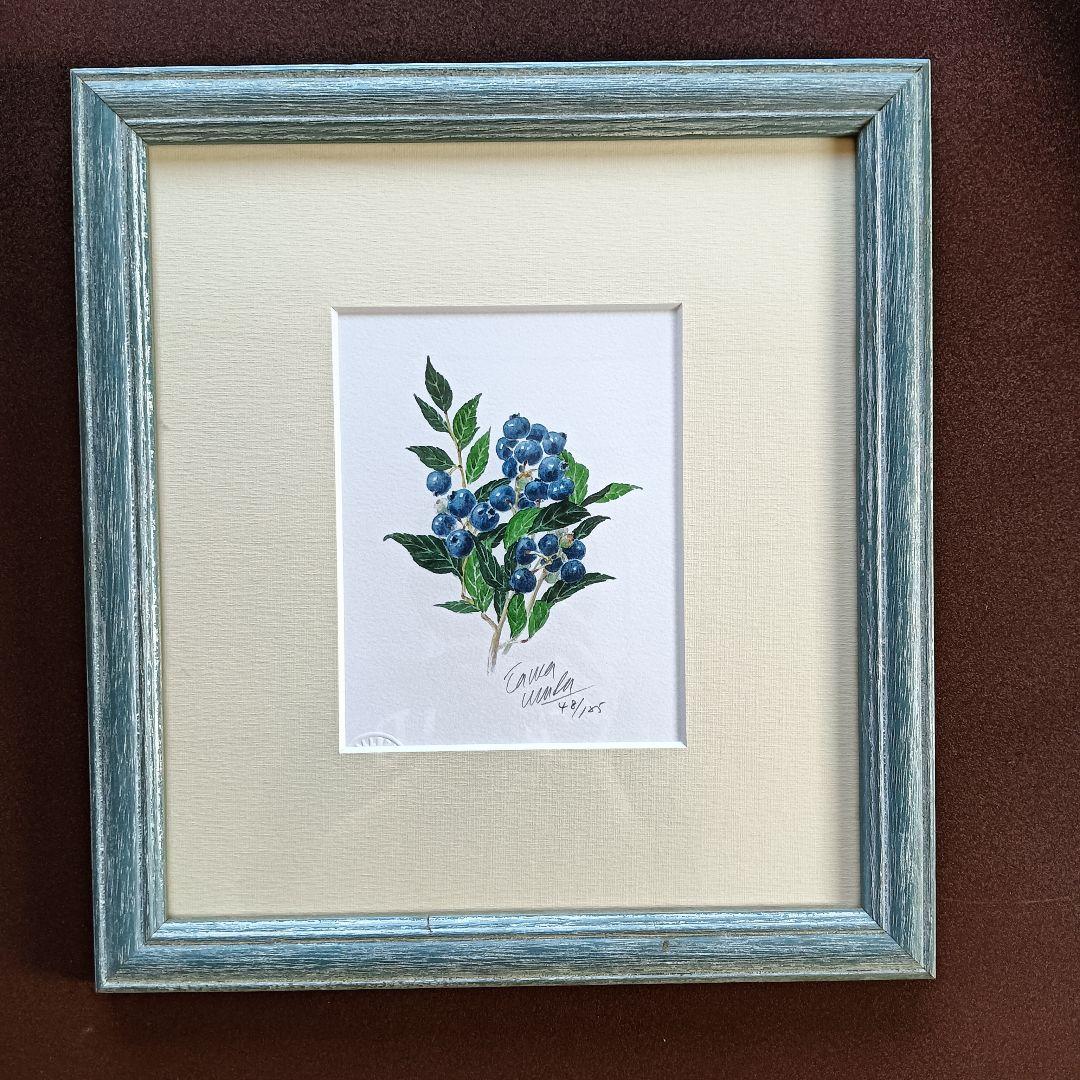 玉村豊男 ブルーベリー絵画 48/125