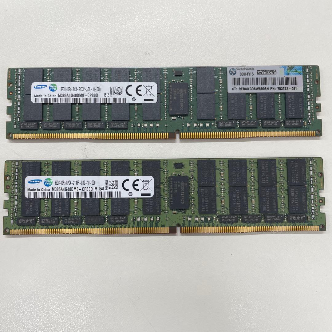 イヤホン Samsung DDR4 32GB x 2 sticks of RAM