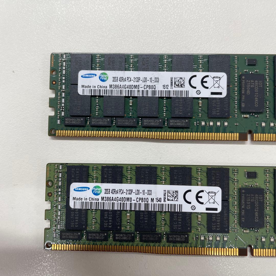イヤホン Samsung DDR4 32GB x 2 sticks of RAM