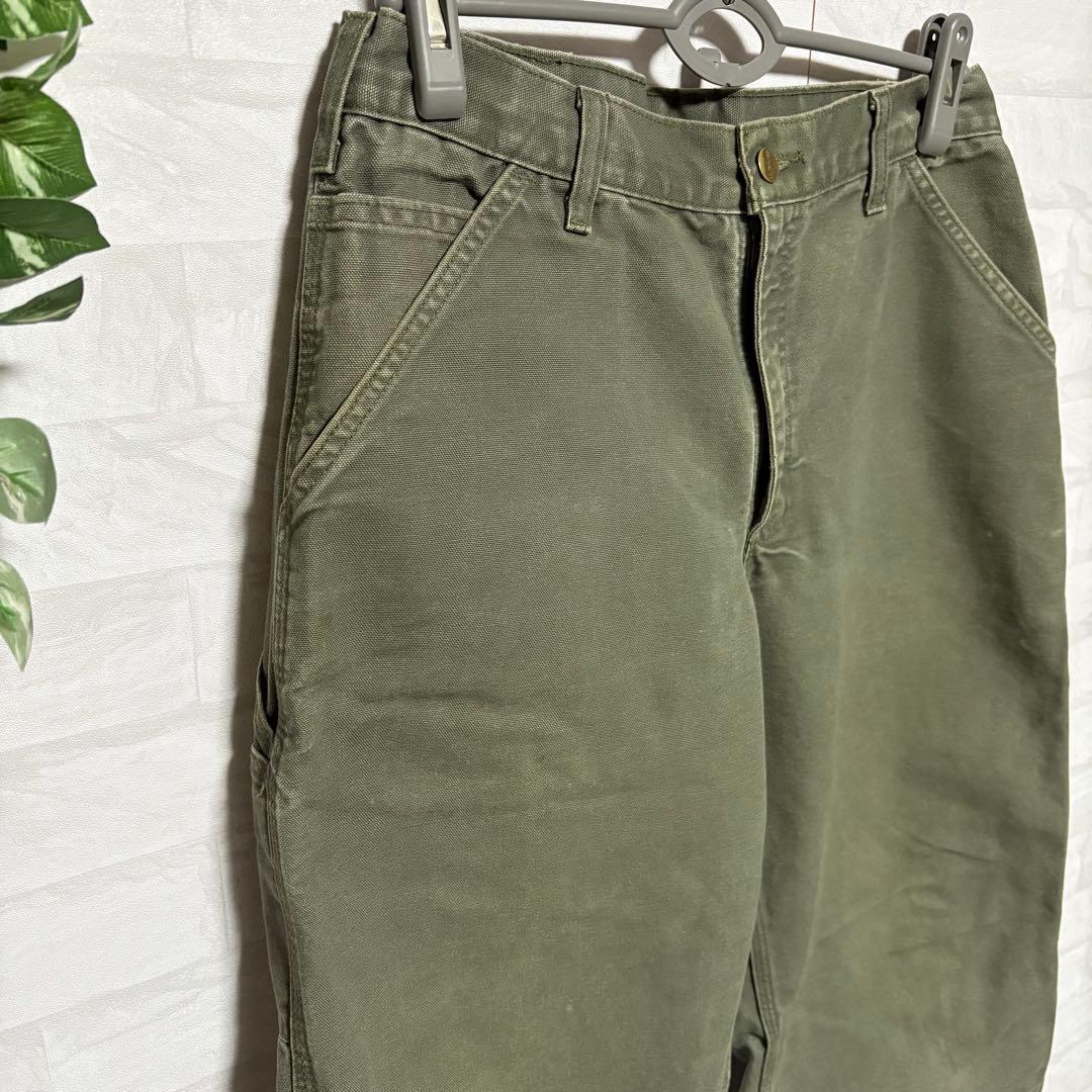 【希少】US企画 カーハート ダック ペインターパンツ W33革タグ