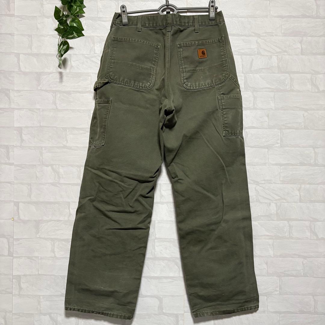 【希少】US企画 カーハート ダック ペインターパンツ W33革タグ