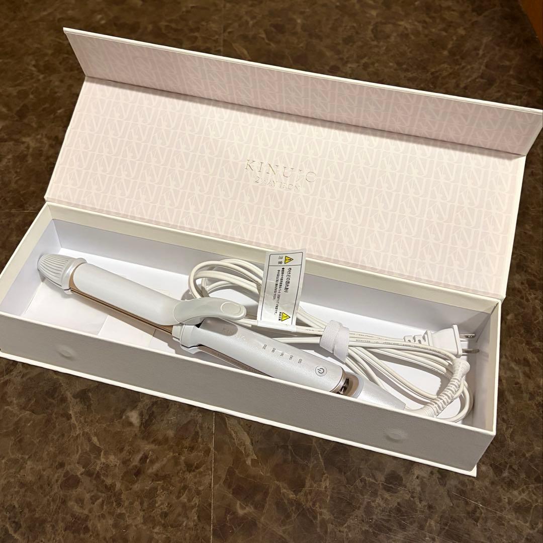 【イヌ】KINUJO 2WAY IRON カール&ストレートヘアアイロン