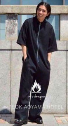 m's braque 1LDK ジャンプスーツ Navy エムズブラック