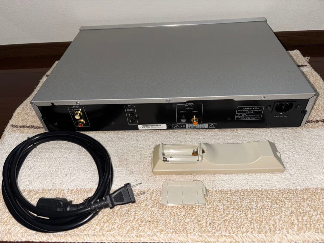 ☆実働品ONKYO C-S5VL(S)　SACD/CDプレーヤー　純正リモコン付