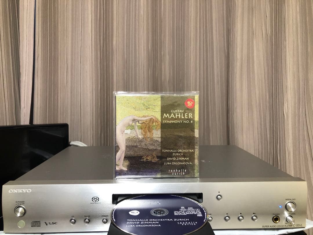 ☆実働品ONKYO C-S5VL(S)　SACD/CDプレーヤー　純正リモコン付