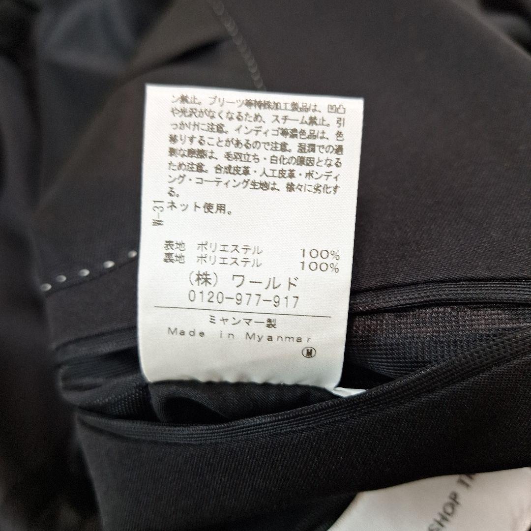 美品✨タケオキクチ　洗える　ブラックスーツ　セットアップ　L
