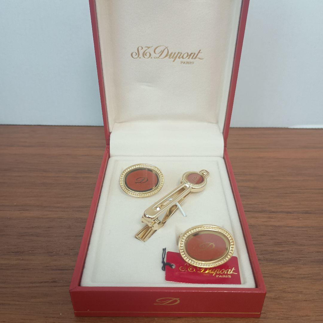 S.T. Dupont ネクタイピン カフスボタンセット