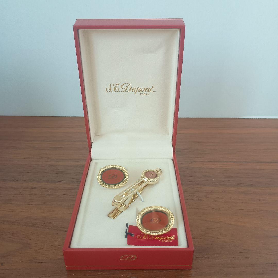 S.T. Dupont ネクタイピン カフスボタンセット