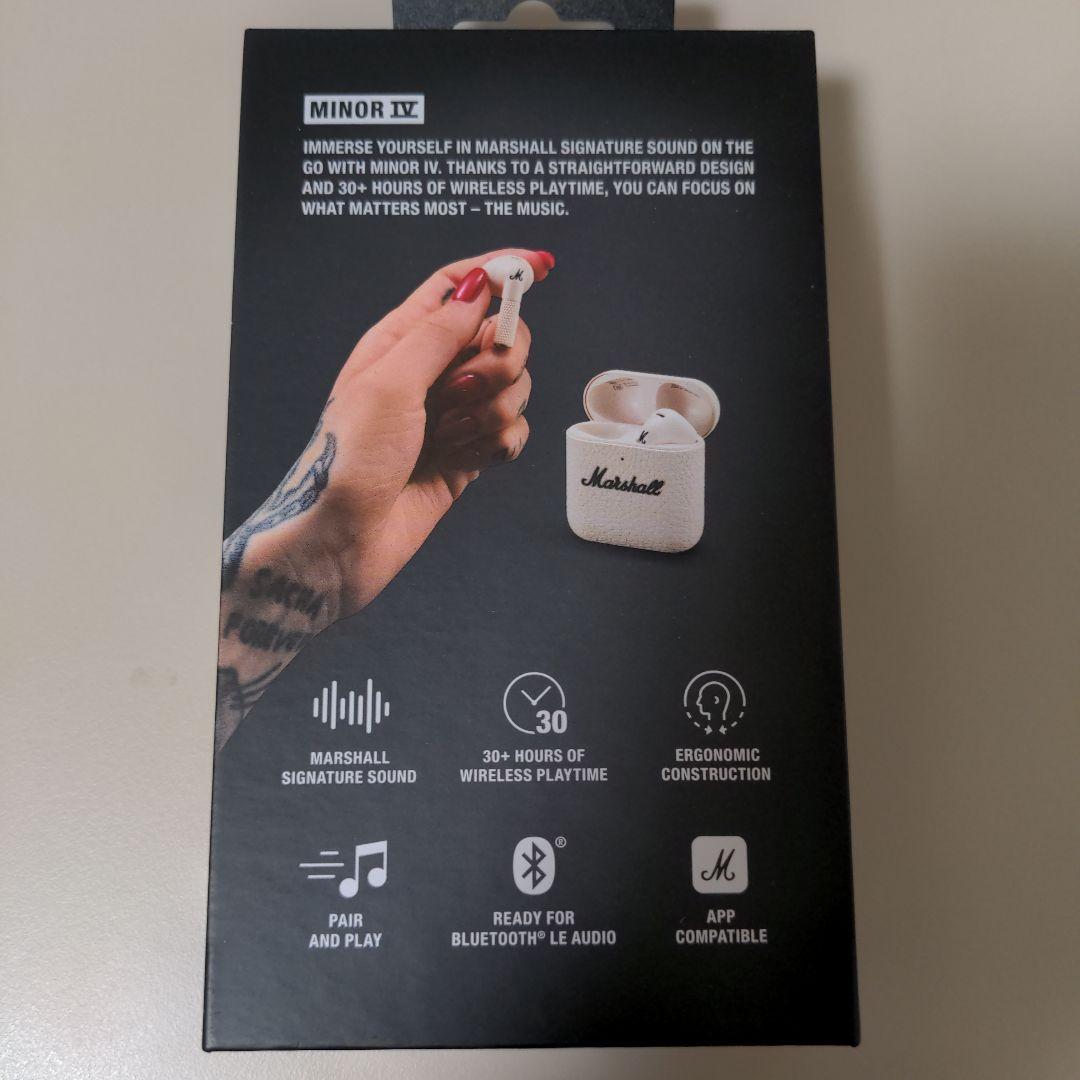 Marshall Minor IV Cream ワイヤレスイヤフォン