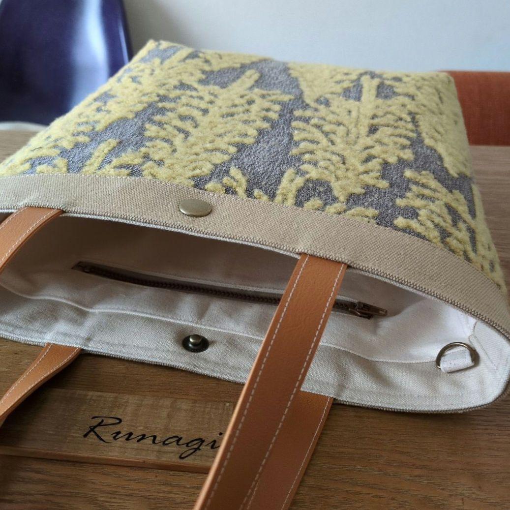 【1563】シンプルハンドバッグ＊ミナペルホネン