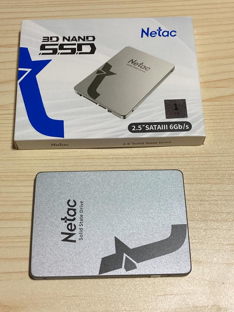 Netac N530S 1TB SSD 2.5インチ SATA 使用時間僅か