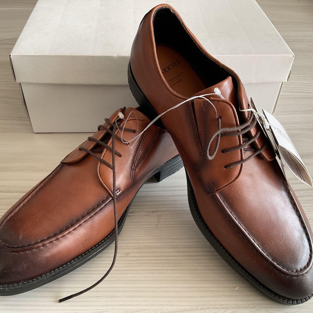 新品未使用⭐︎本革⭐︎CHARKIES★ブラウンレザー ドレスシューズ★15290円