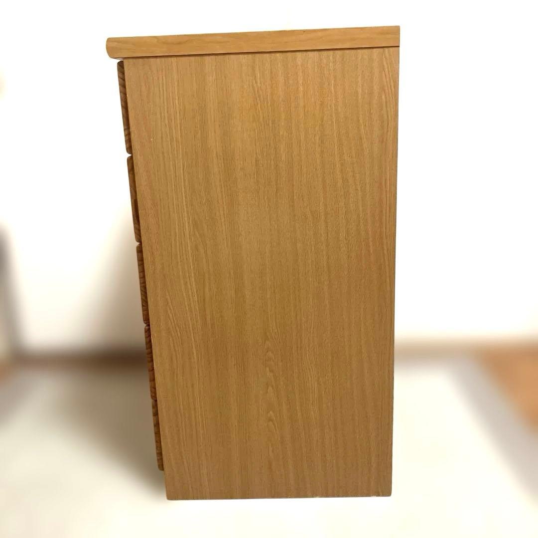 華蓮　木製チェスト ナチュラルウッド 6引き出し