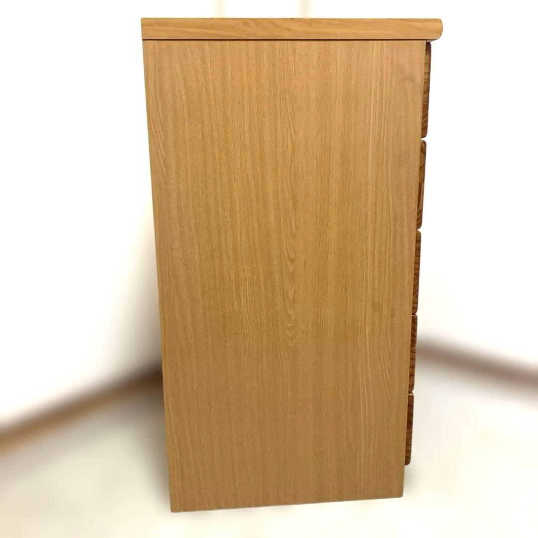 華蓮　木製チェスト ナチュラルウッド 6引き出し