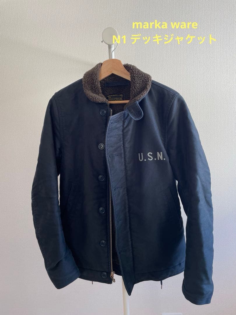 美品　markaware N1デッキジャケット　talon zip
