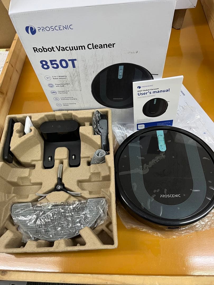 A + Proscenic 850T 掃除ロボット 自動充電 落下衝突防止