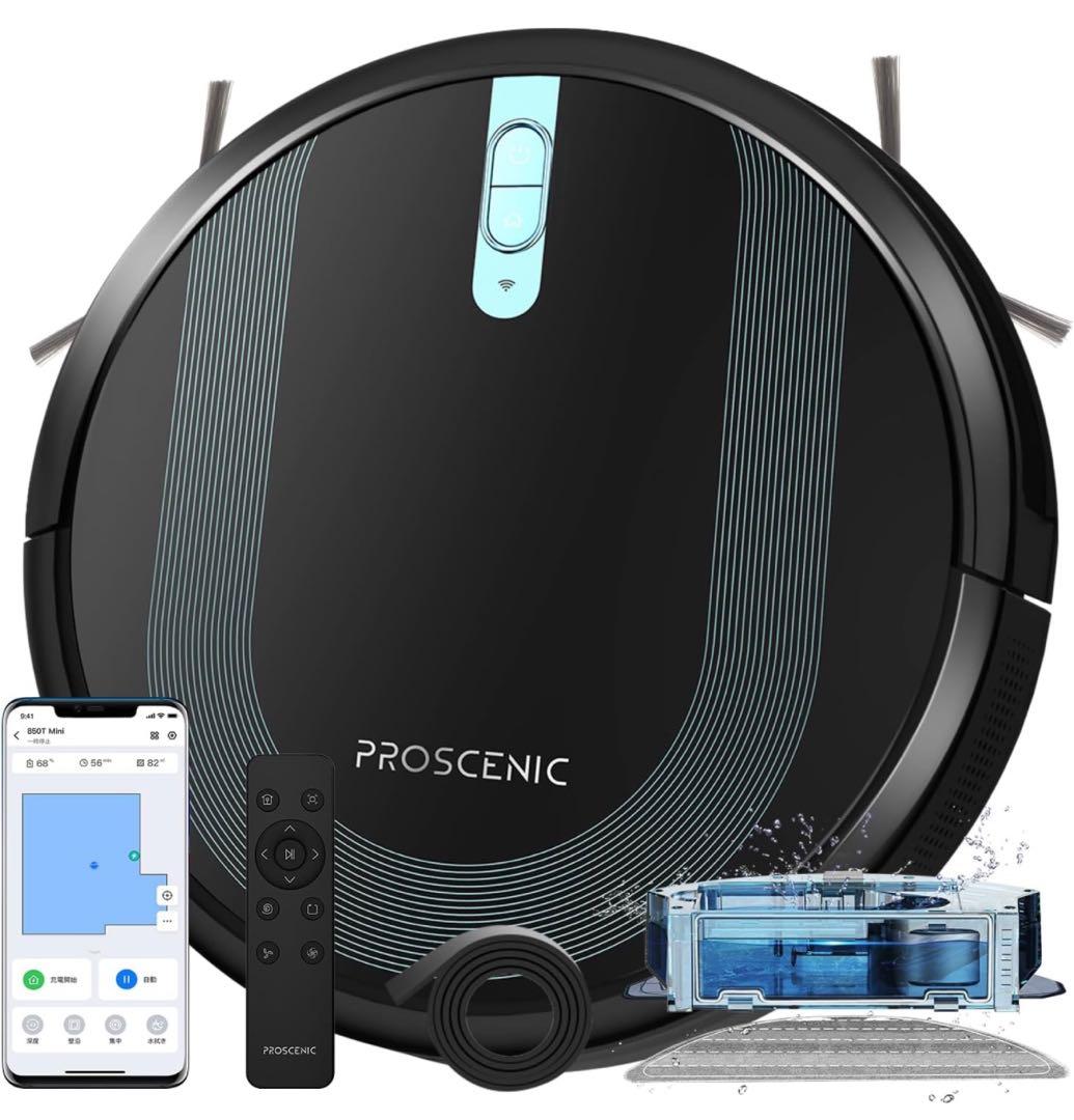 A + Proscenic 850T 掃除ロボット 自動充電 落下衝突防止