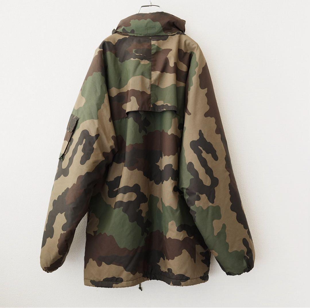 【美品】90s フランス軍　CCEカモ 裏ボア・ナイロンジャケット