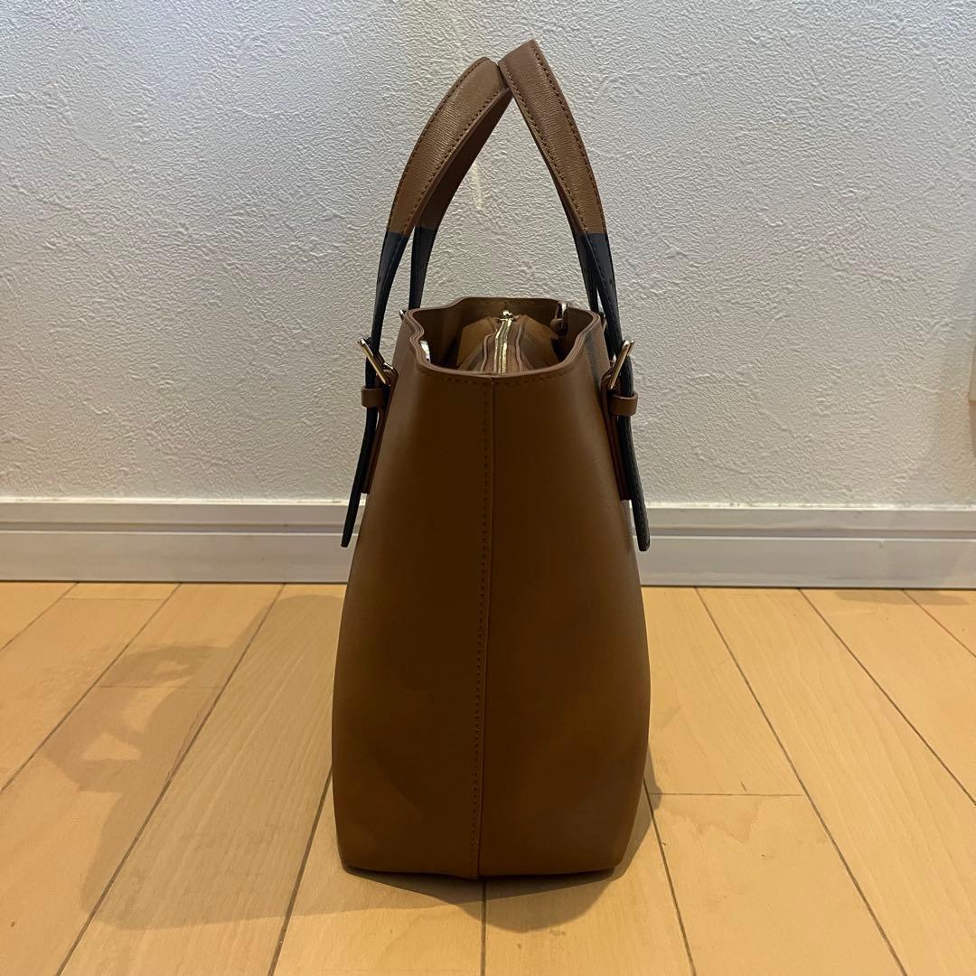 Paul Smith ポールスミス ハンドバッグ ブラウン レザー