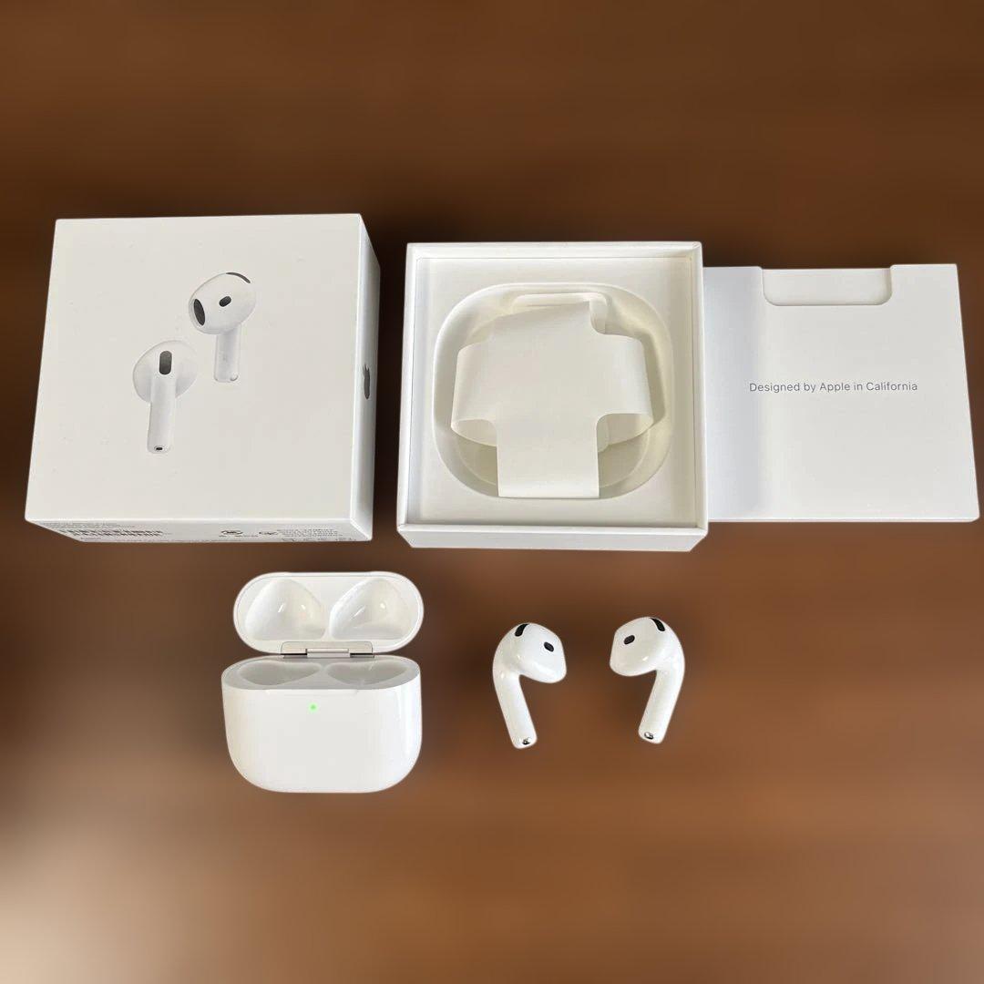 【美品】アクティブノイズキャンセリング搭載　AirPods4 本体