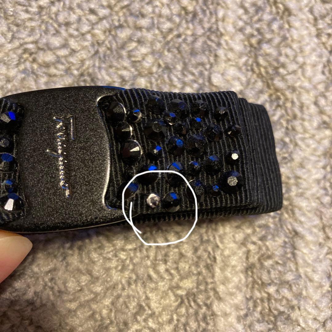 Ferragamo フェラガモ　スワロフスキーバレッタ