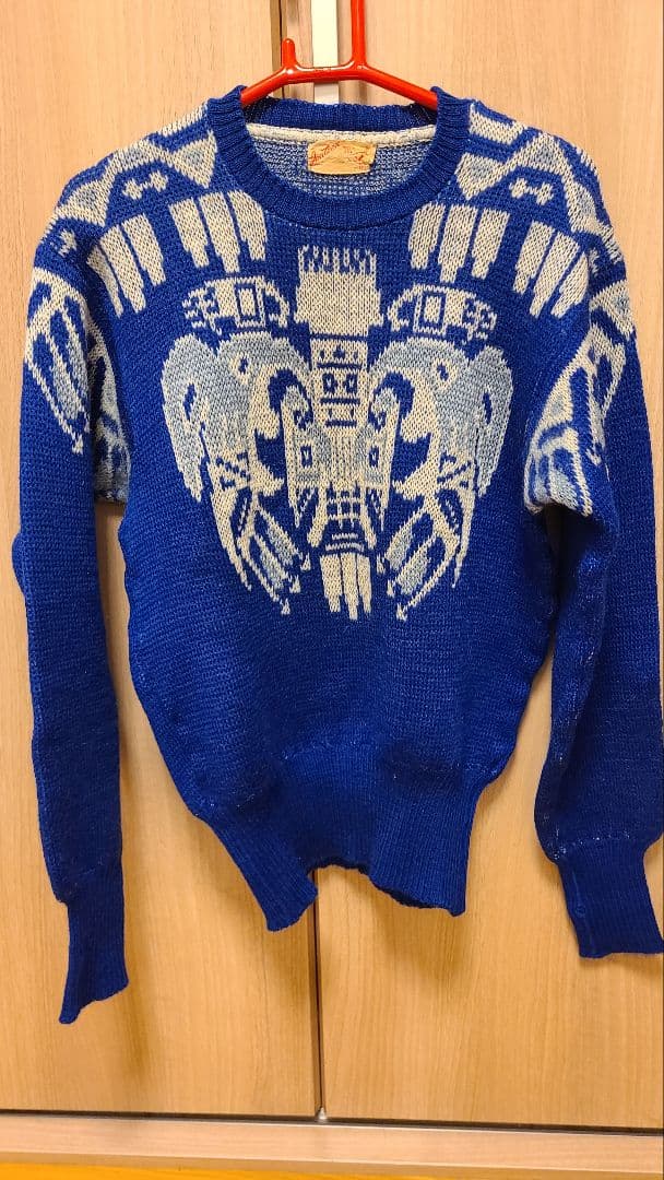 jantzen ジャンセン 40年代 ヴィンテージ　ジャガードセーター　アステカ