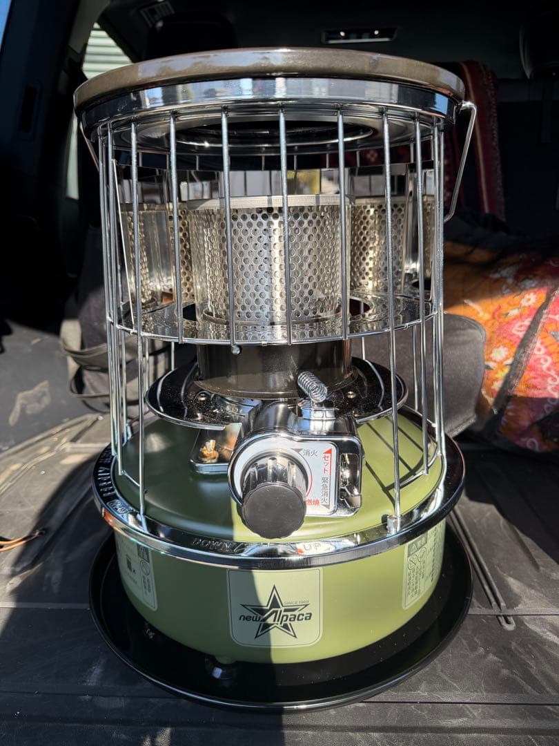 新品未使用　Alpaca ストーブ オリーブ　ケース付き