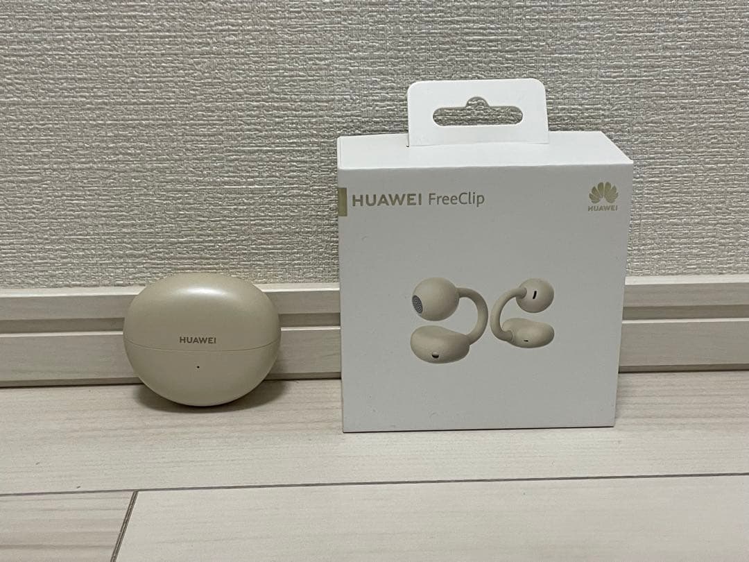 HUAWEI FreeClip ワイヤレスイヤホン ベージュ