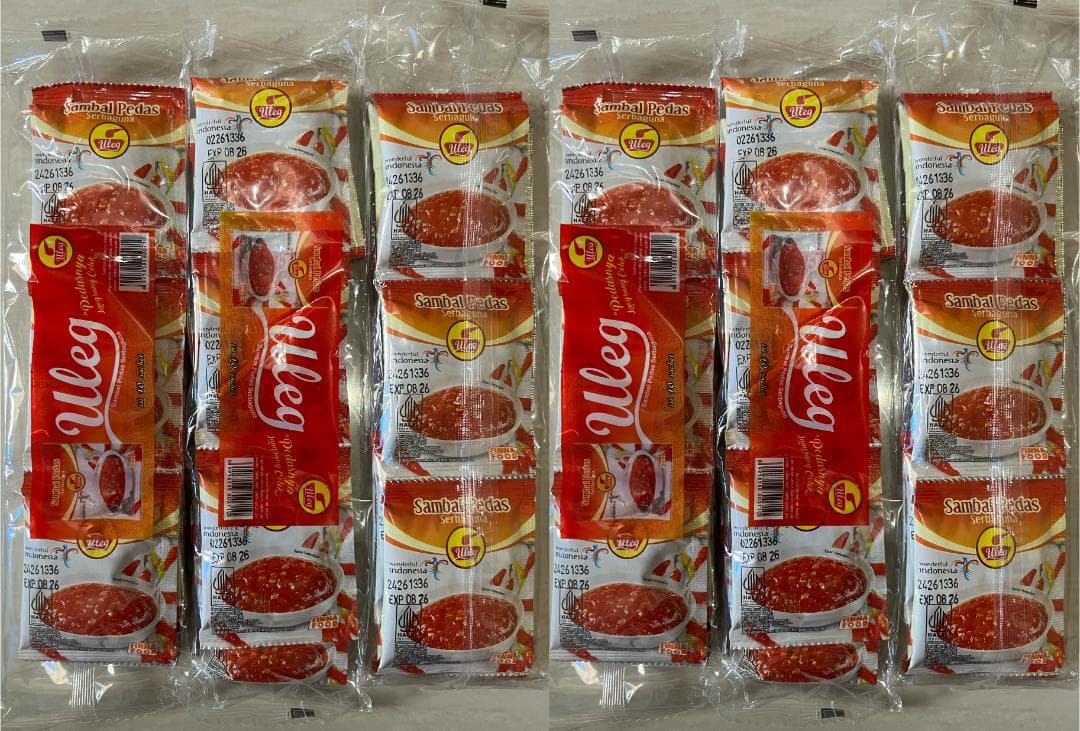 インドネシア チリ ULEG サンバル PEDAS 60袋☆新品