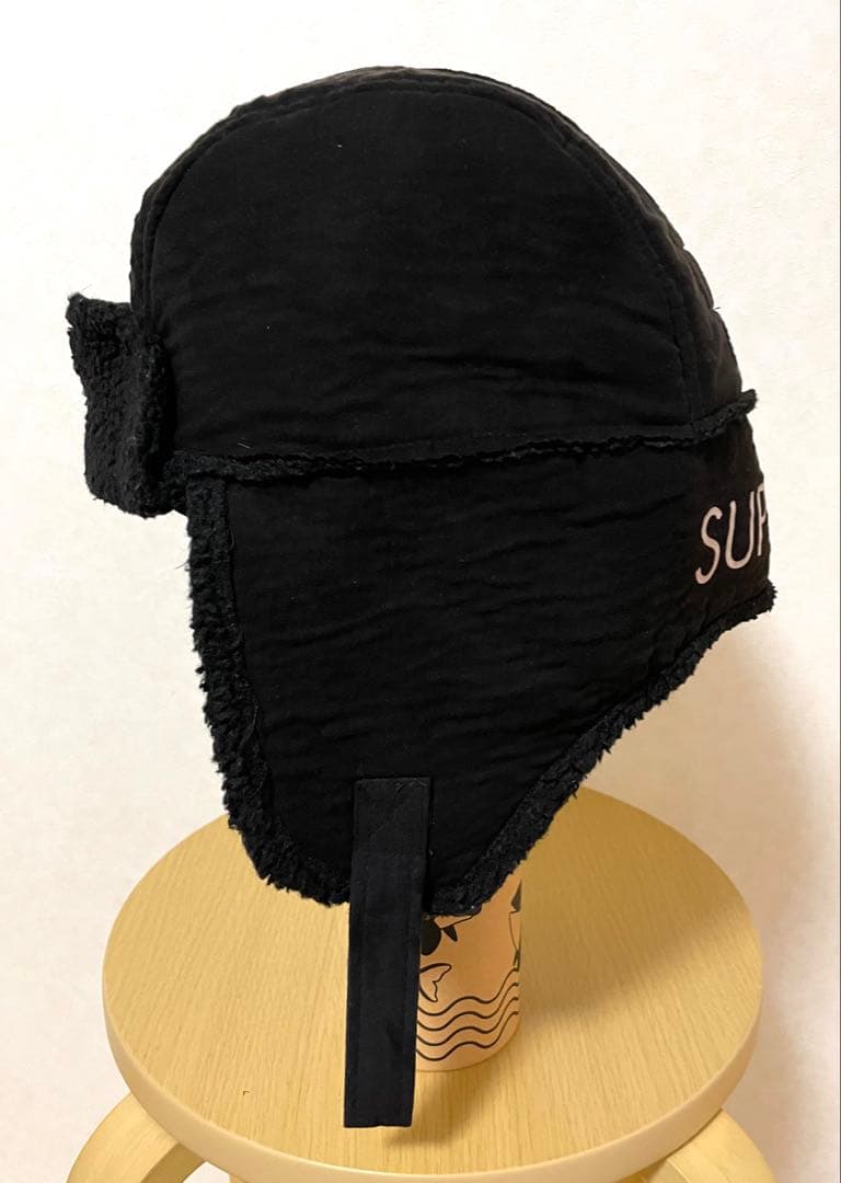 Supreme フライトキャップ ブラック