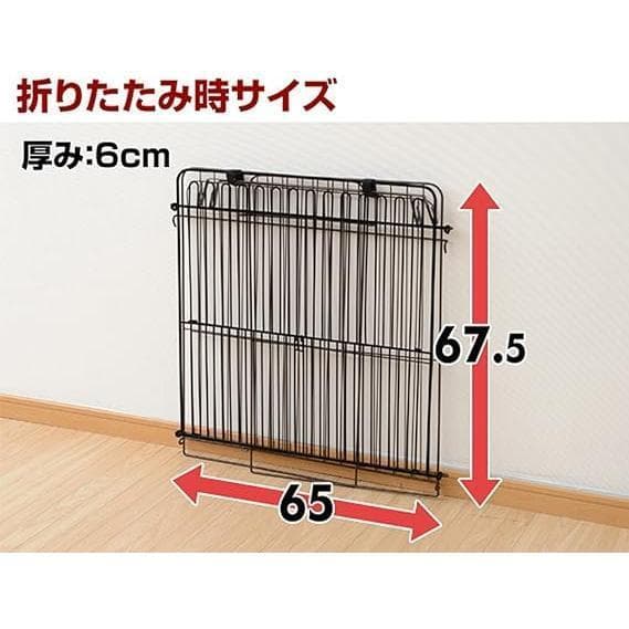 山善 さわっても熱くない ストーブ＆ファンヒーター兼用ガード(幅65) 組立簡単