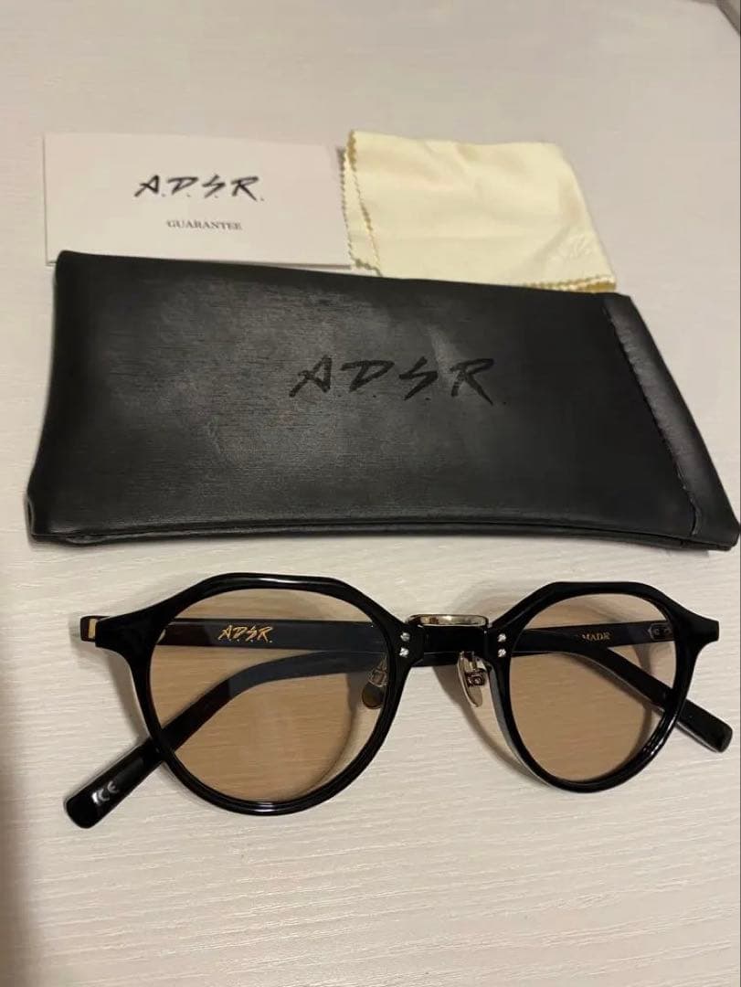 ADSR サッチモ　サングラス　人気　SATCHMO 01 ブラック ゴールド
