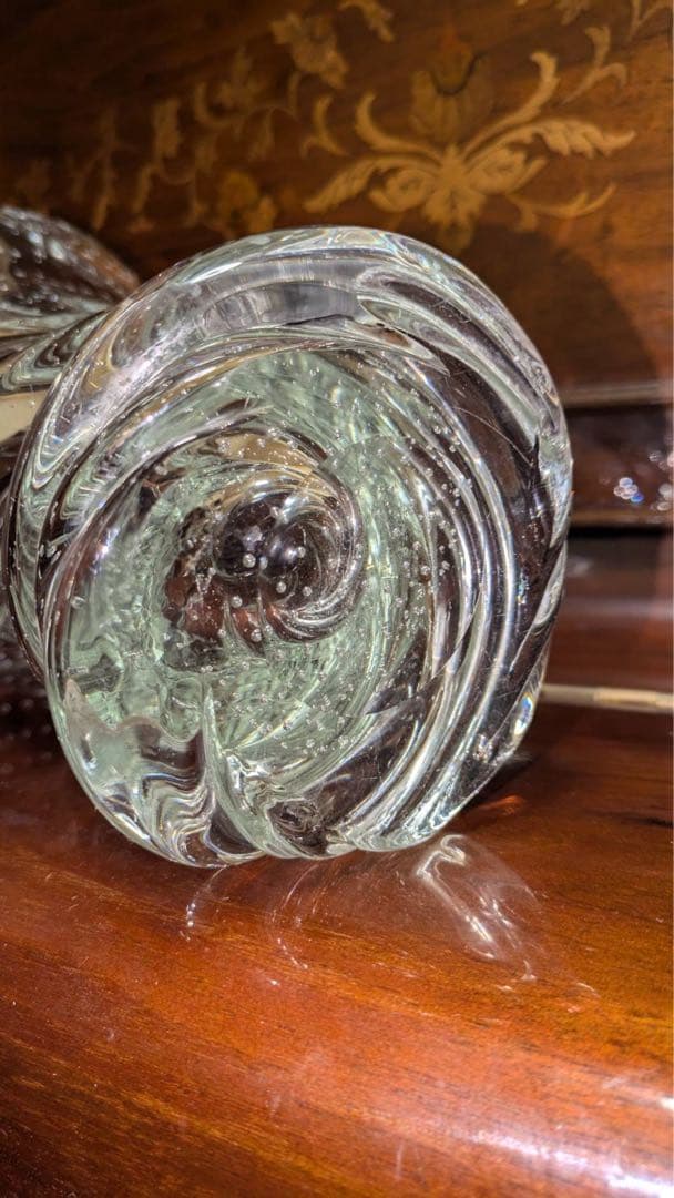 吹きガラス　大型花瓶